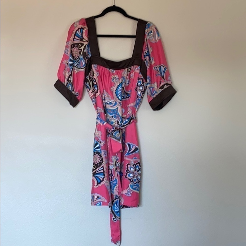 Banana Republic dress women’s medium silk paisley EUC